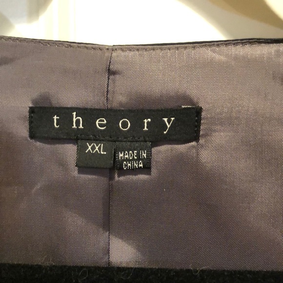 Theory Men’s Grey Wool Waist Coat / Vest- Size XXL (fits 46-48R) - Picture 5 of 8